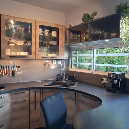 Maison Lumineuse Avec Grande Terrasse En Bois Et Jardin *